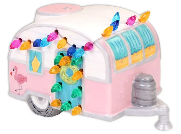 Light up Christmas Camper