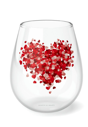 Valentine Wine Glass Painting Class!