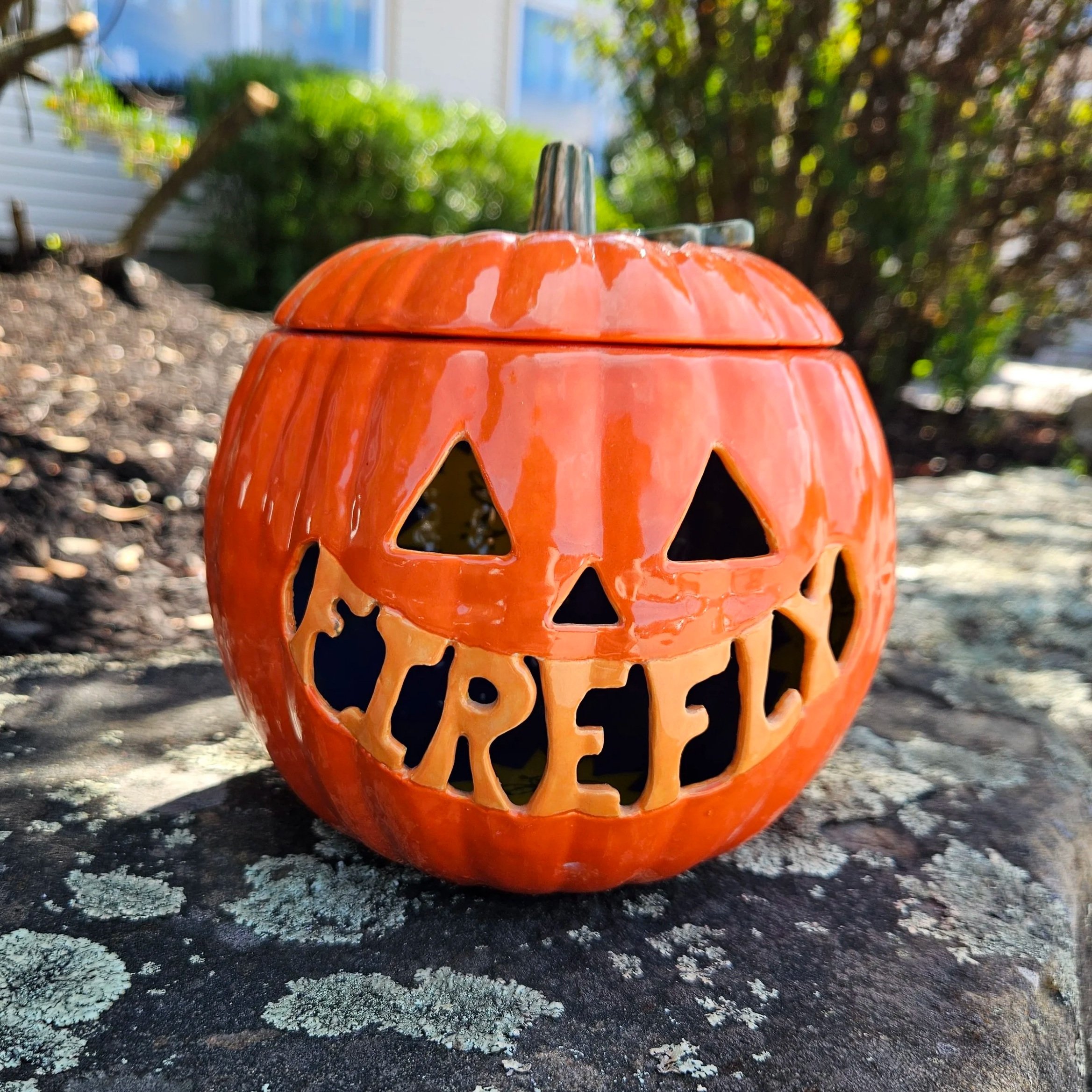 Fully Painted Personalized Pumpkin