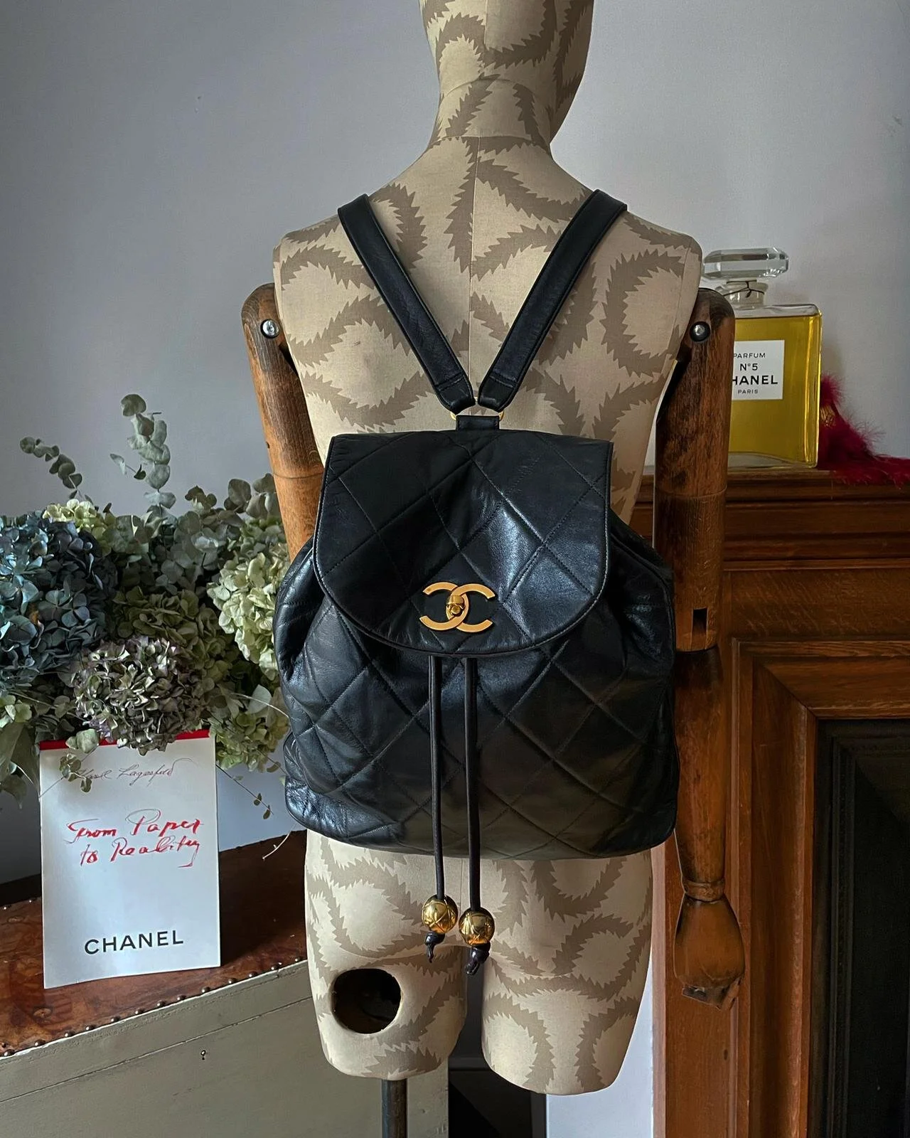 chanel large backpack