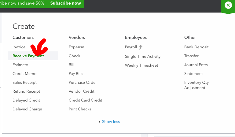 How to Receive a Payment to an Invoice in QBO.png