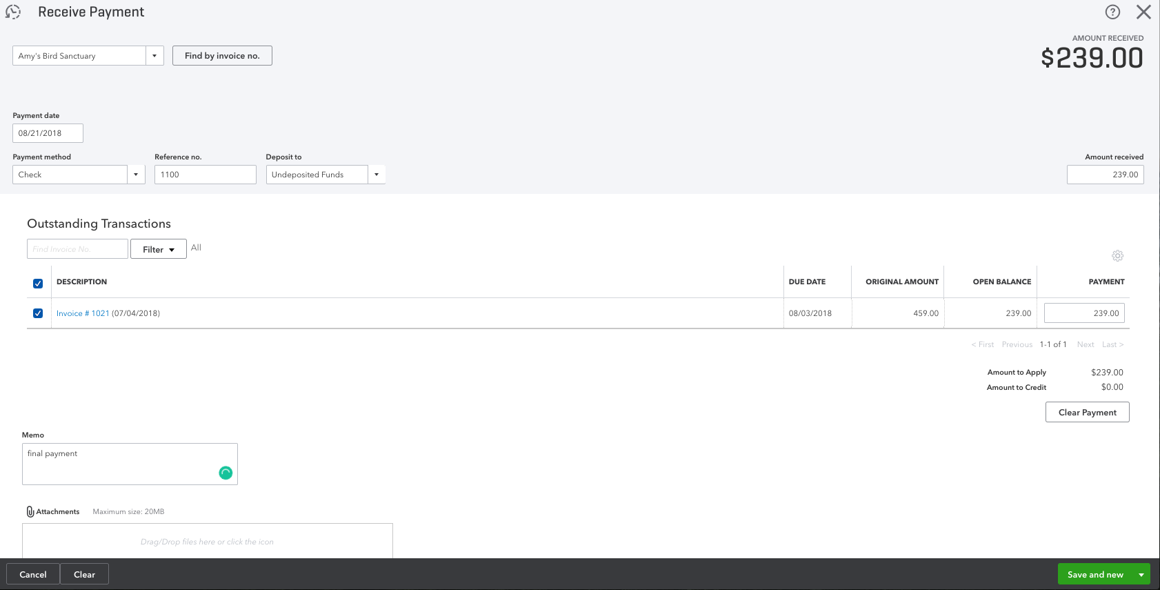 QuickBooks Online Receive a Payment Window.png