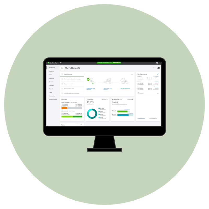 QuickBooks Online for Your Nonprofit