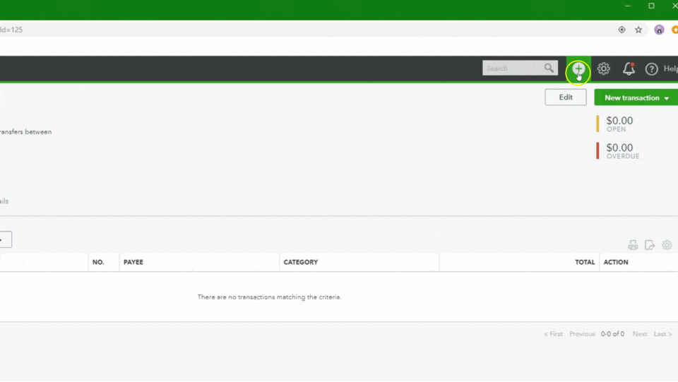 Record Bank Transfer Using a Check in QuickBooks Online