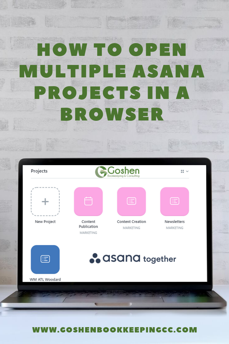 How to Open Multiple Asana Projects in a Browser