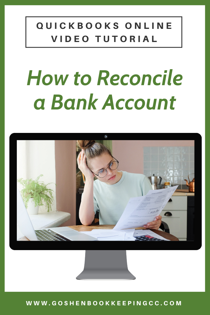 How to Reconcile a Bank Account in QuickBooks Online