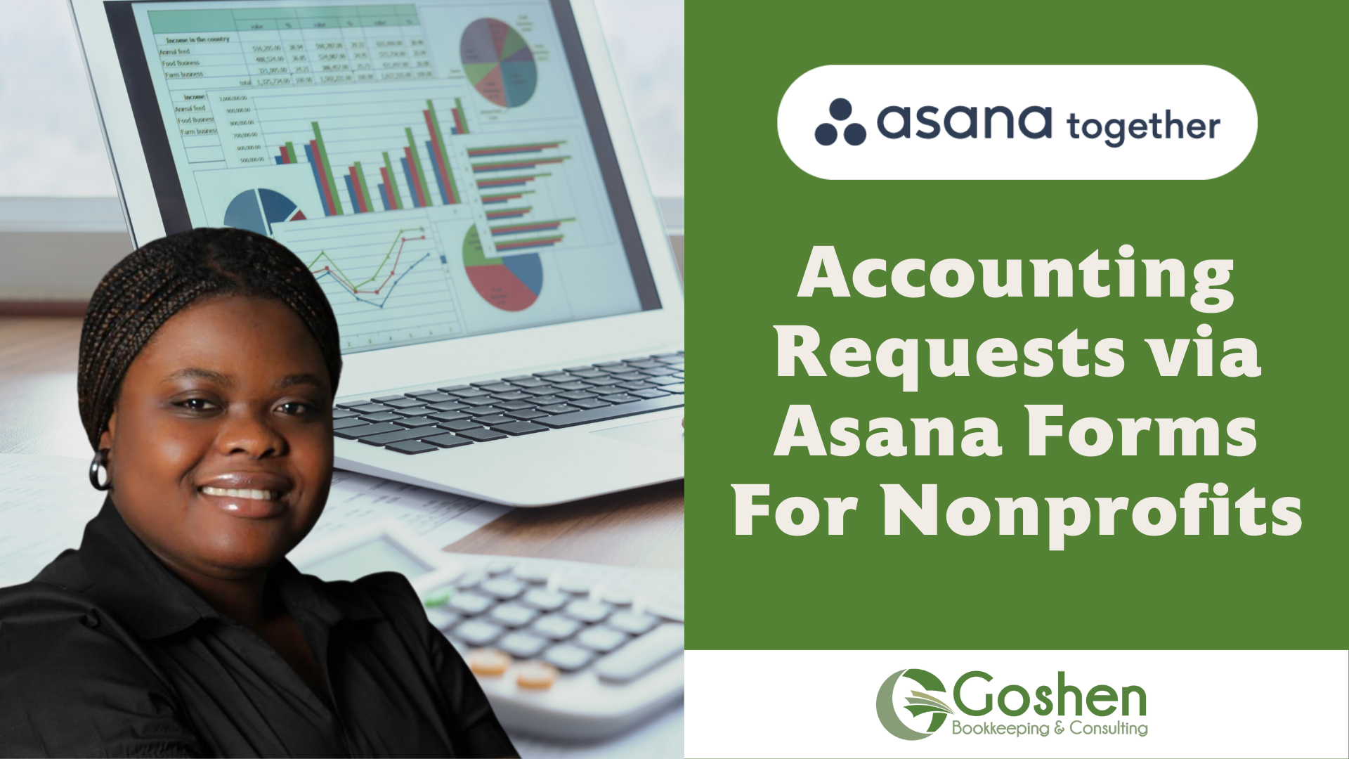 Submit an accounting request to Goshen using Asana