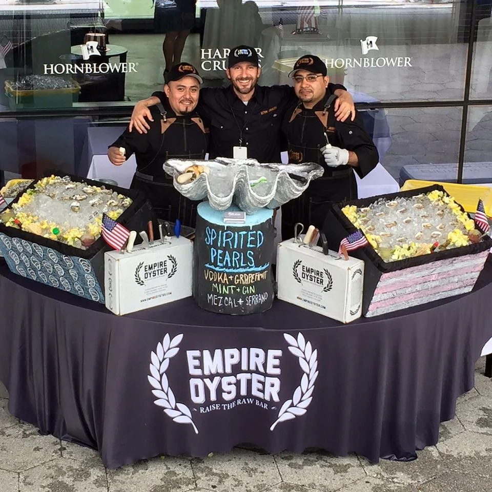 July 4th, 2016. Private Oyster Bar for Hornblower Yachts, NYC