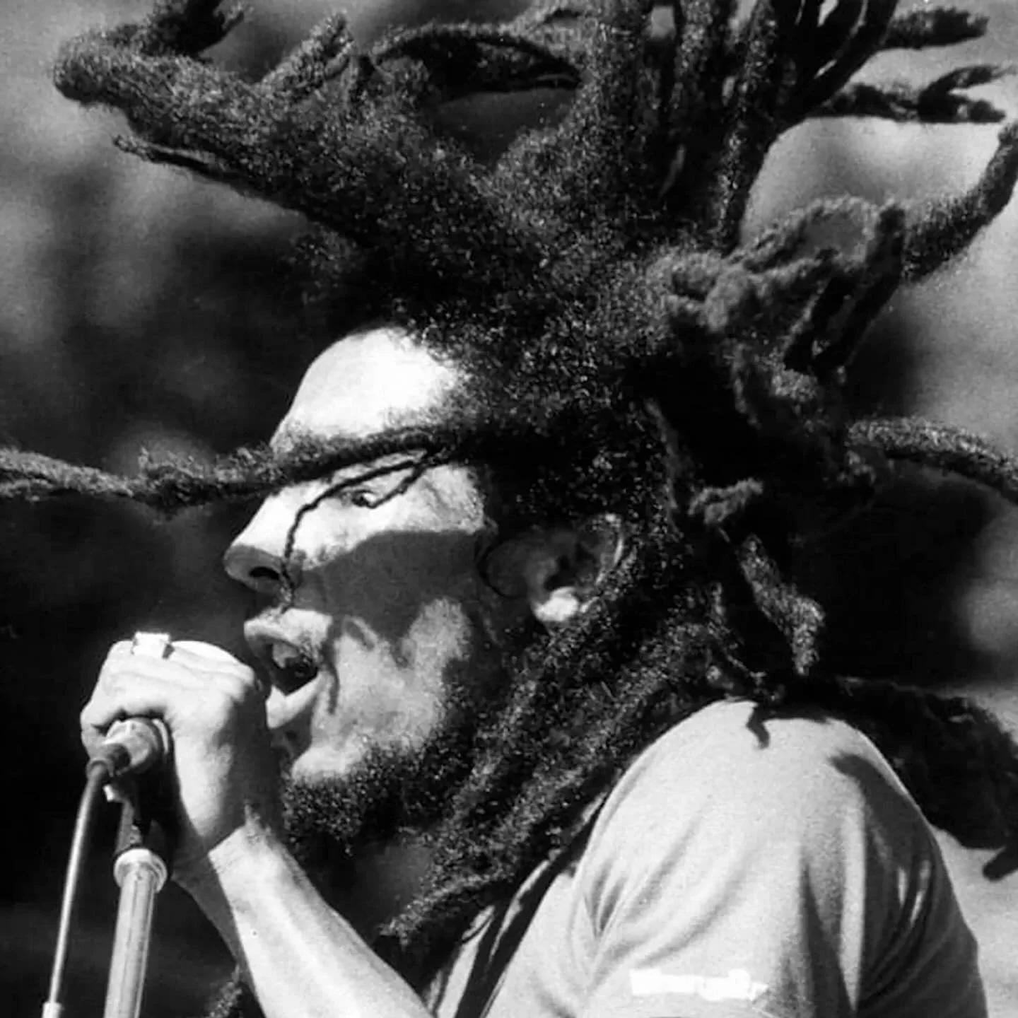 Robert Nesta Marley OM would have turned 79 today. The poet and prophet died at age 36. I think of him daily and he lives on in every cell of my body still. 

I remember the first time I saw his image. It was on television and it was black-and-white 