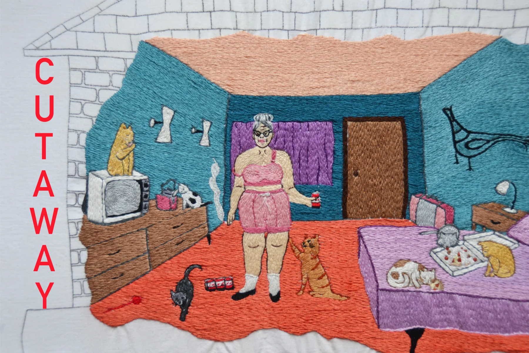 detail of work by Carrie Cooper