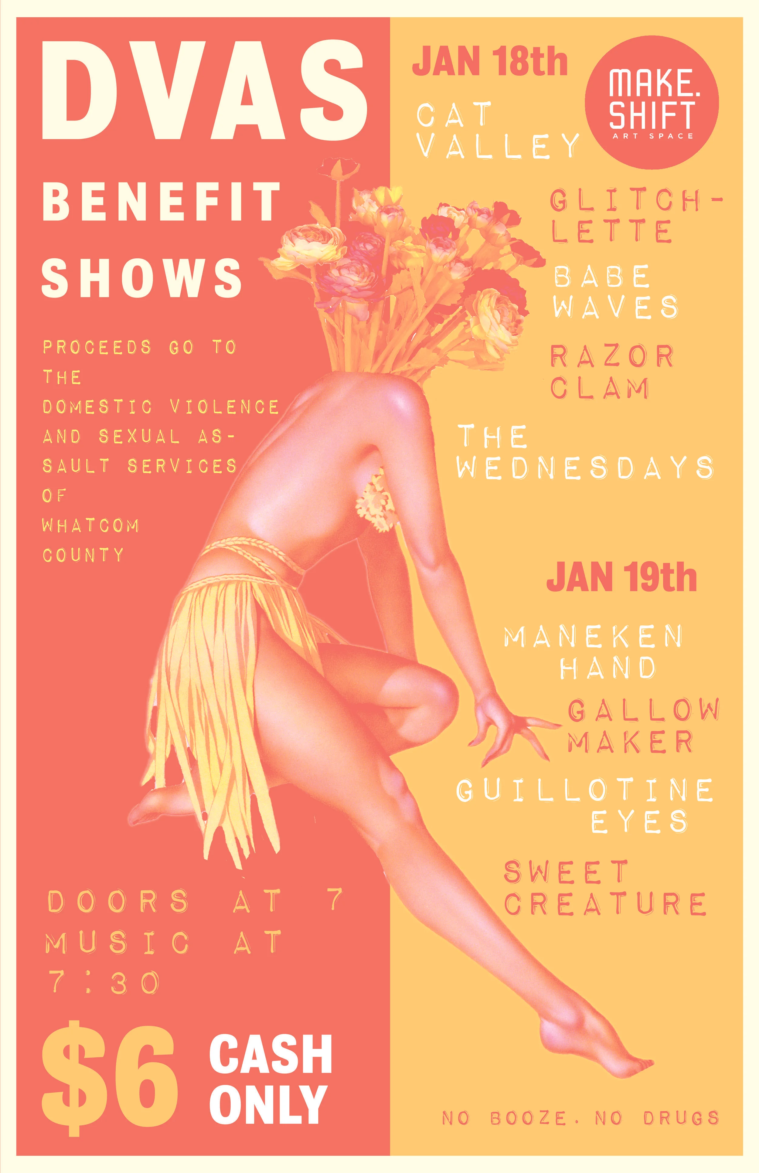 DVSAS Benefit Night 3: Babe Waves, The Wednesdays, Razor Clam