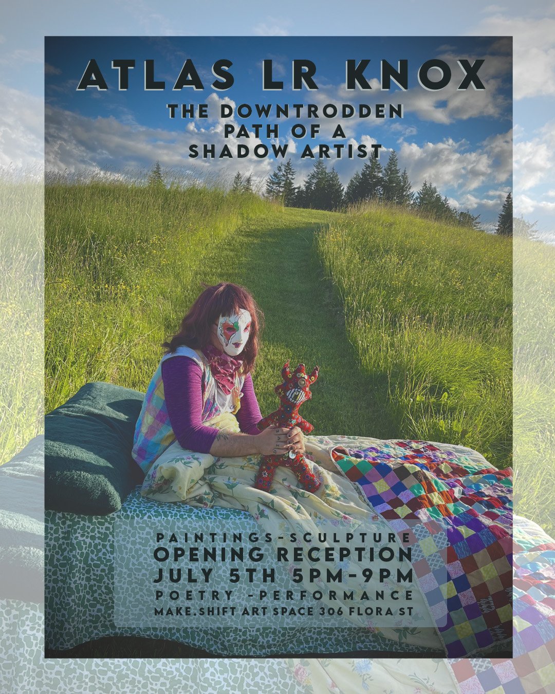 Art Walk: Atlas LR Knox "The Downtrodden Path of a Shadow Artist"
