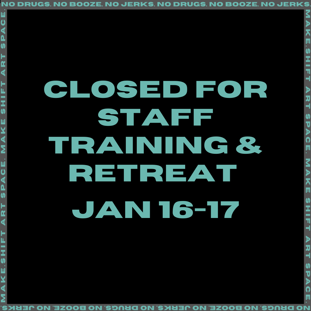 CLOSED FOR STAFF TRAINING AND RETREAT