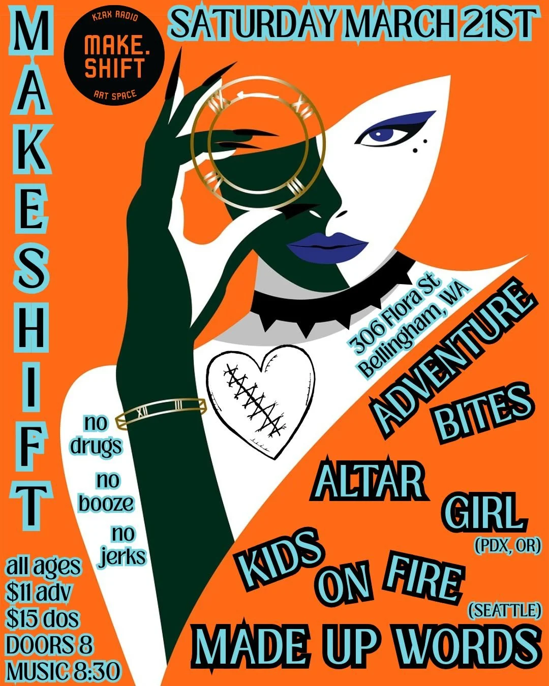 ADVENTURE BITES // ALTAR GIRL // KIDS ON FIRE // MADE UP WORDS 