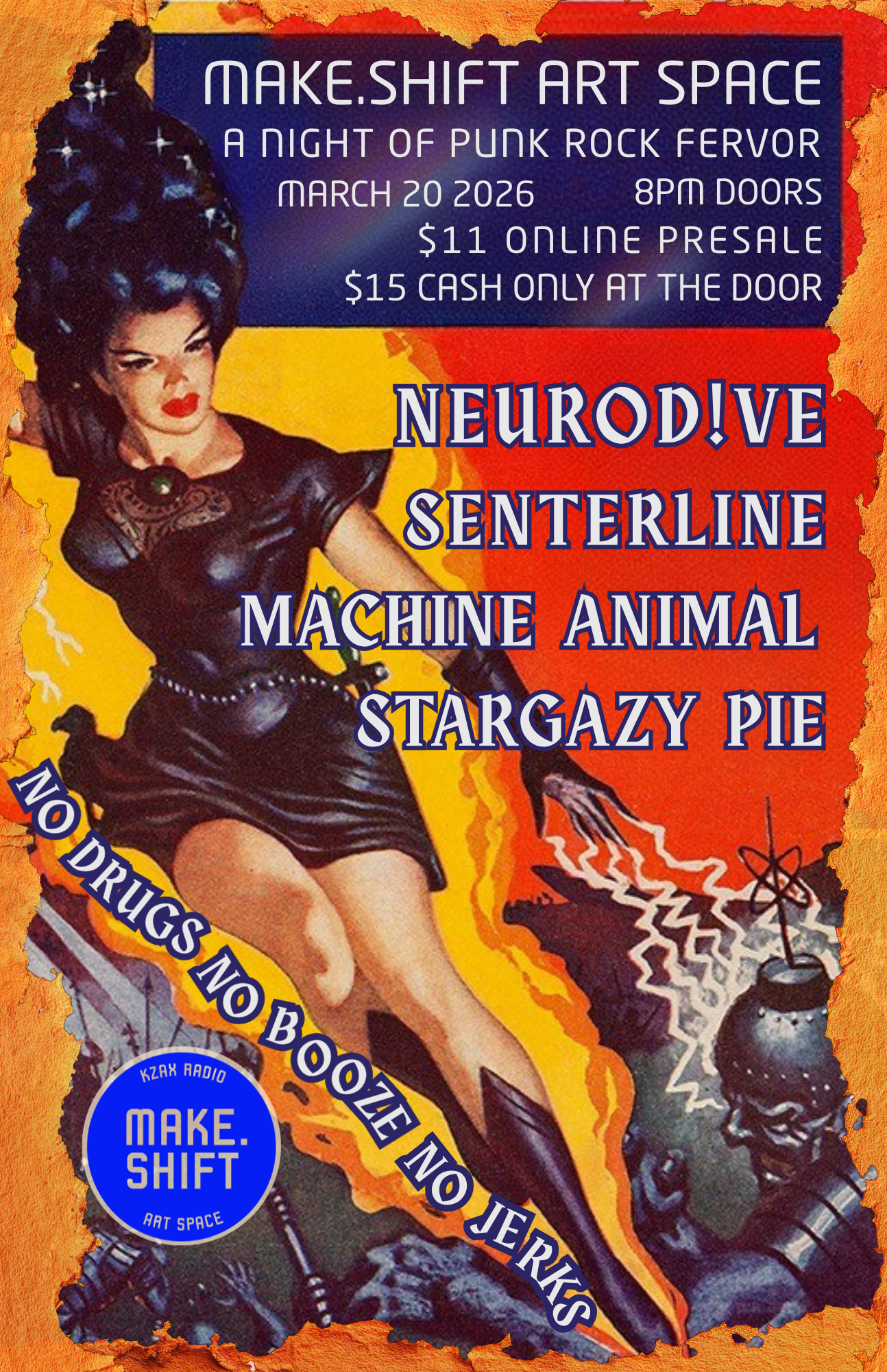 NEUROD!VE //  MACHINE ANIMAL // SENTERLINE // STARGAZY PIE 