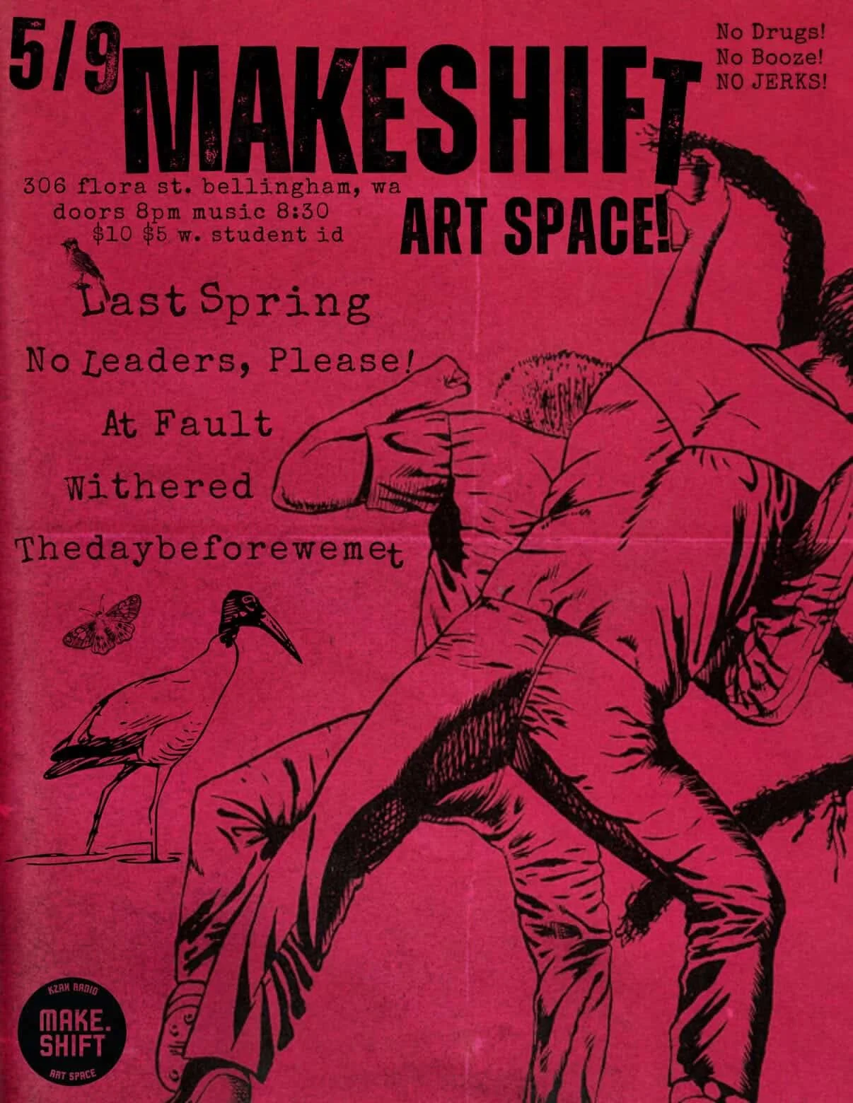 LAST SPRING //NO LEADERS, PLEASE! // WITHERED // AT FAULT // THEDAYBEFOREWEMET