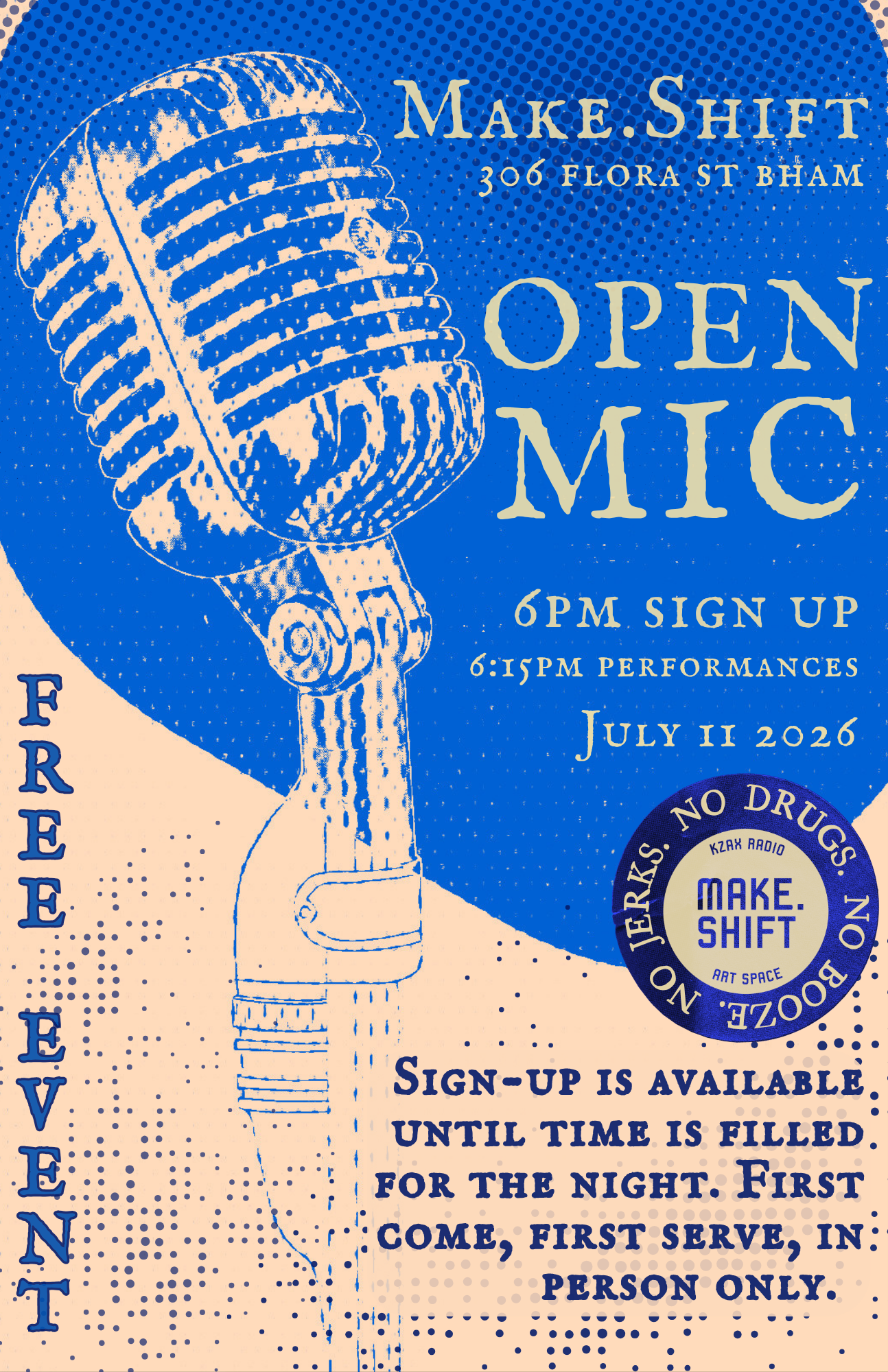JULY OPEN MIC