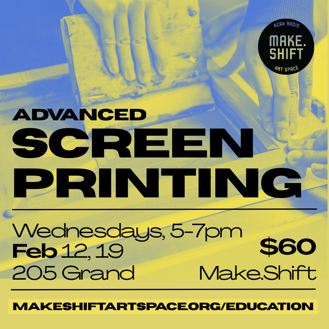 Advanced Screen Printing Workshops
