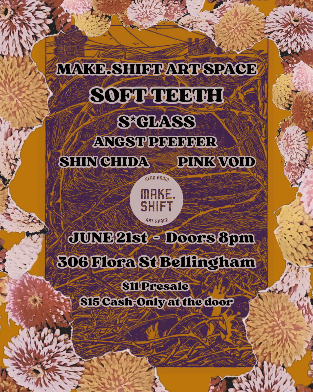 Pink Void // Shin Chida // Angst Pfeffer // S*Glass // Soft Teeth