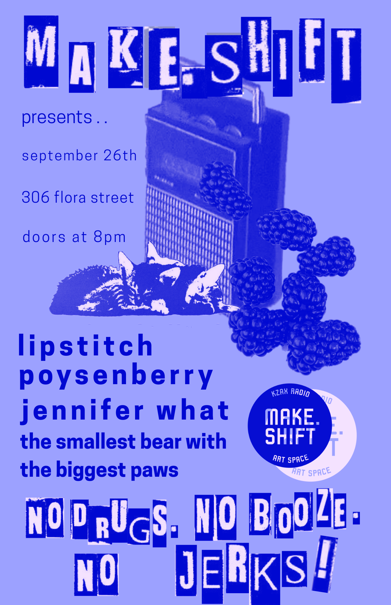 LIPSTITCH // POYSENBERRY // JENNIFER WHAT // THE SMALLEST BEAR WITH THE BIGGEST PAWS