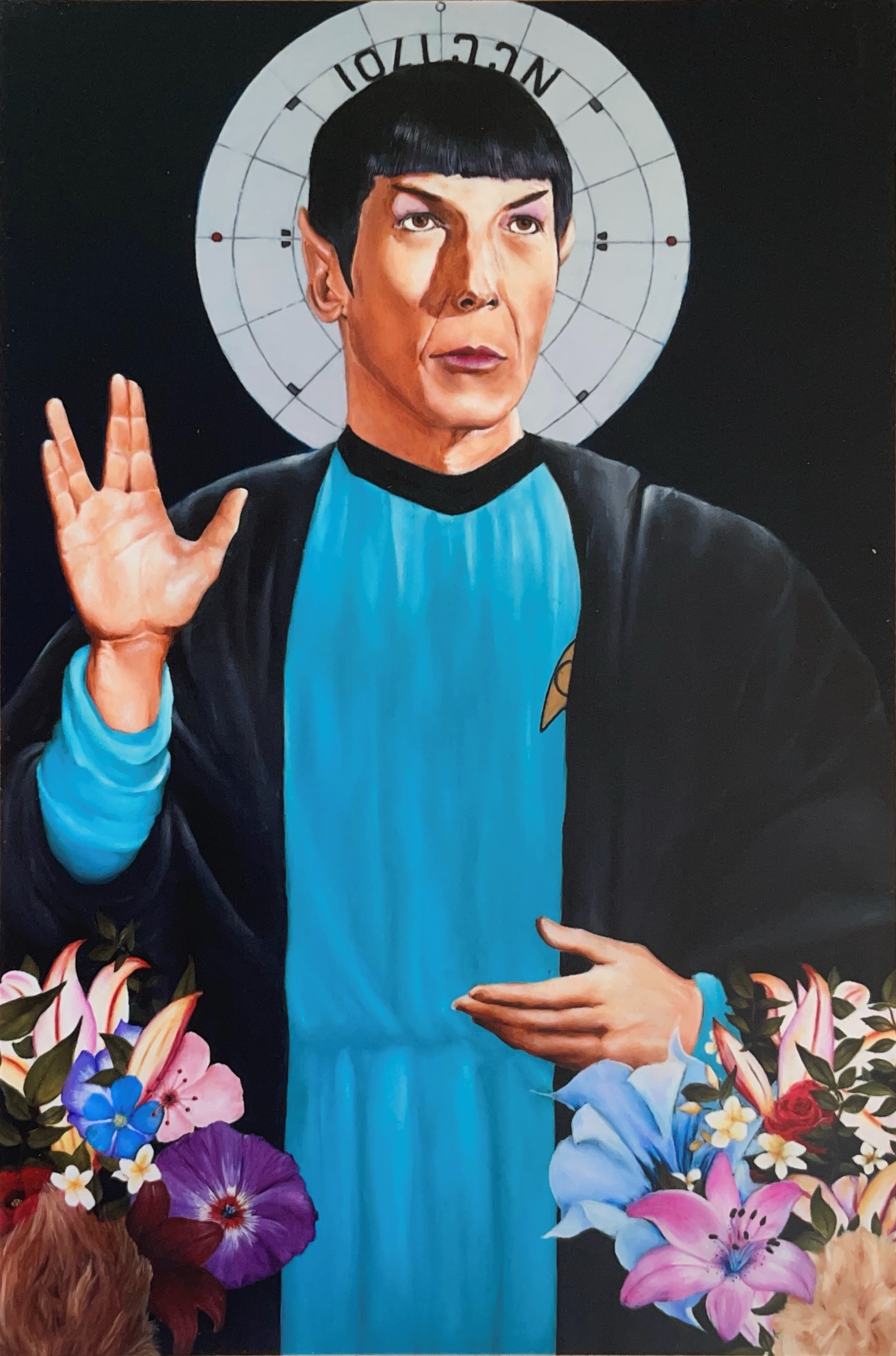 blue space tarot spock original series art gallery