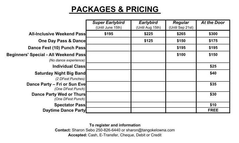 OKDF 2026 Price List