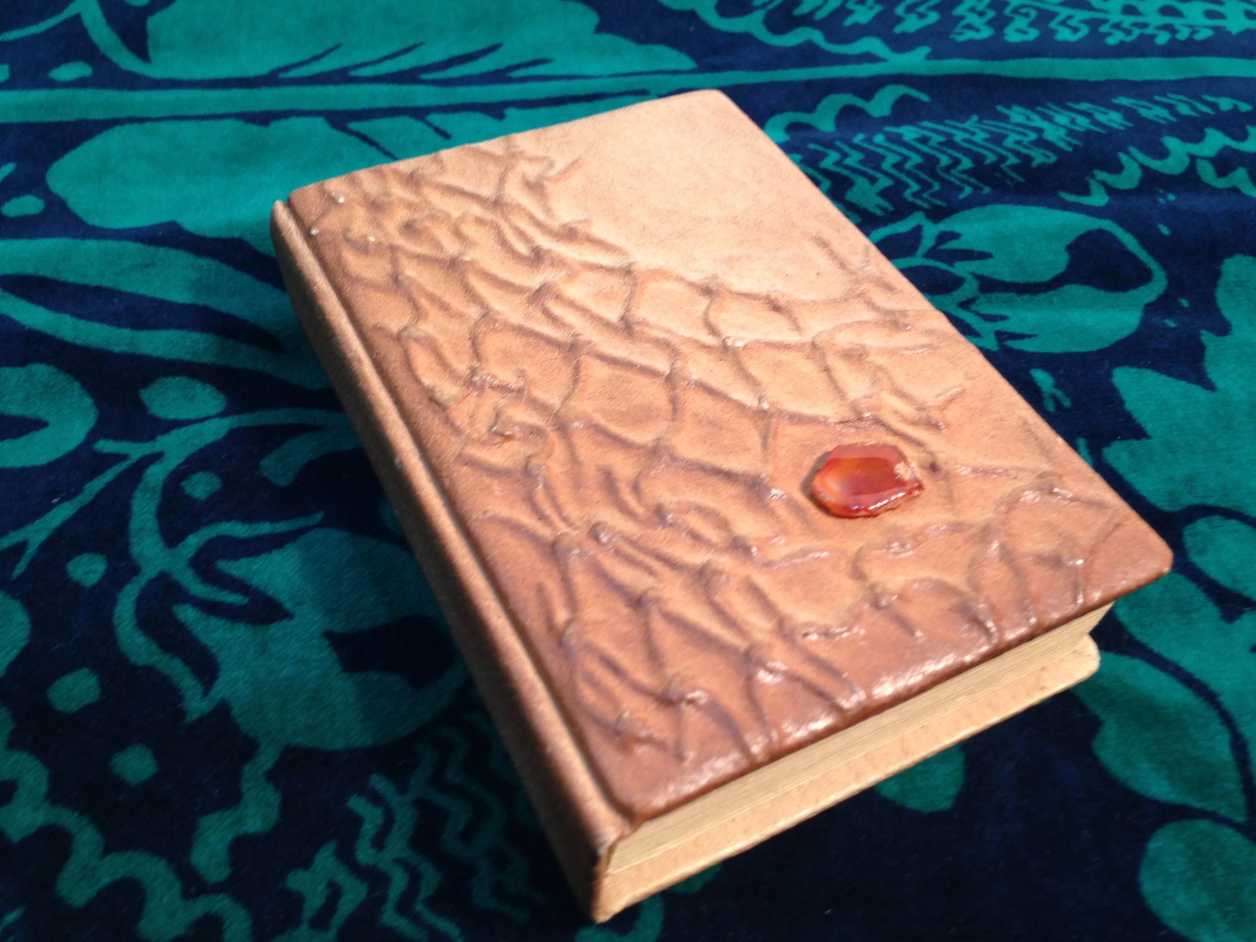 Handcrafted leather blank book from Latvia.