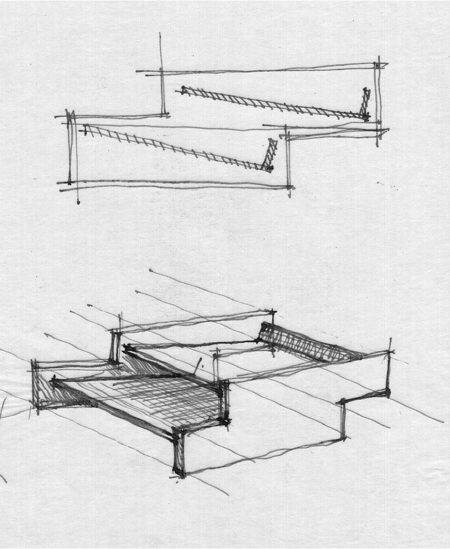 Custom "in & out" trays.