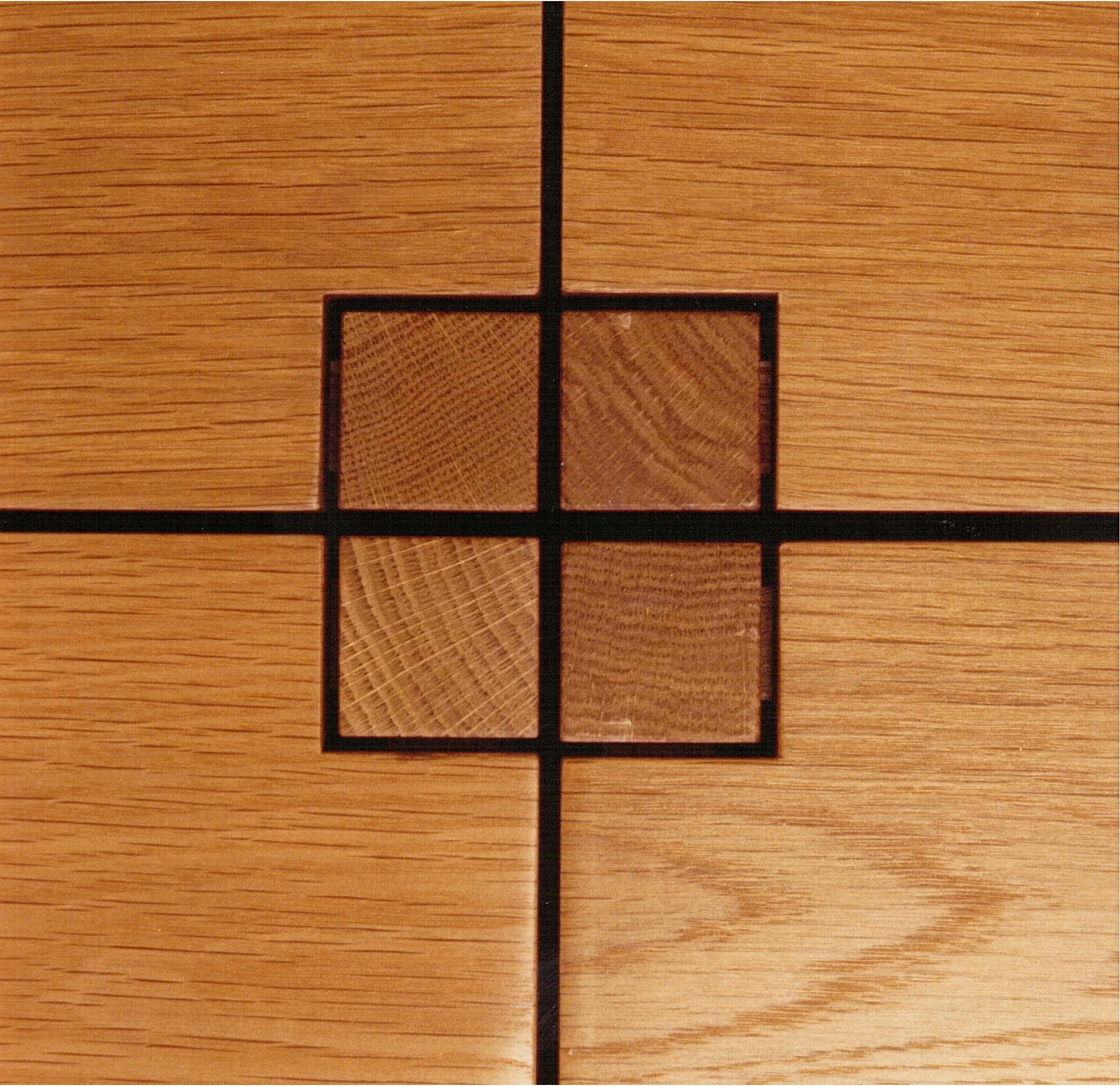 Four table corners.   Photo: Janis Kravis.