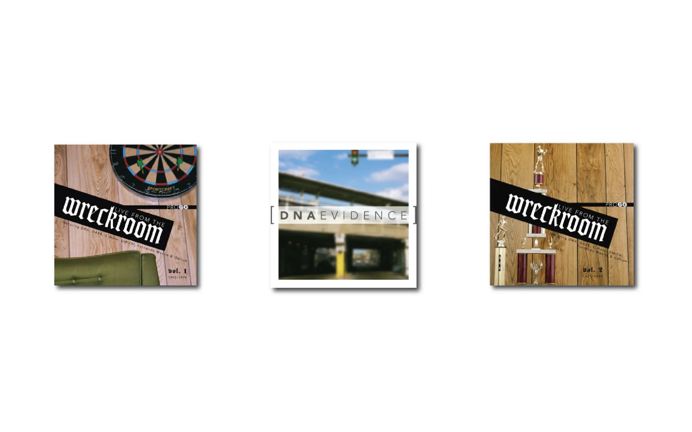Album covers for local artist