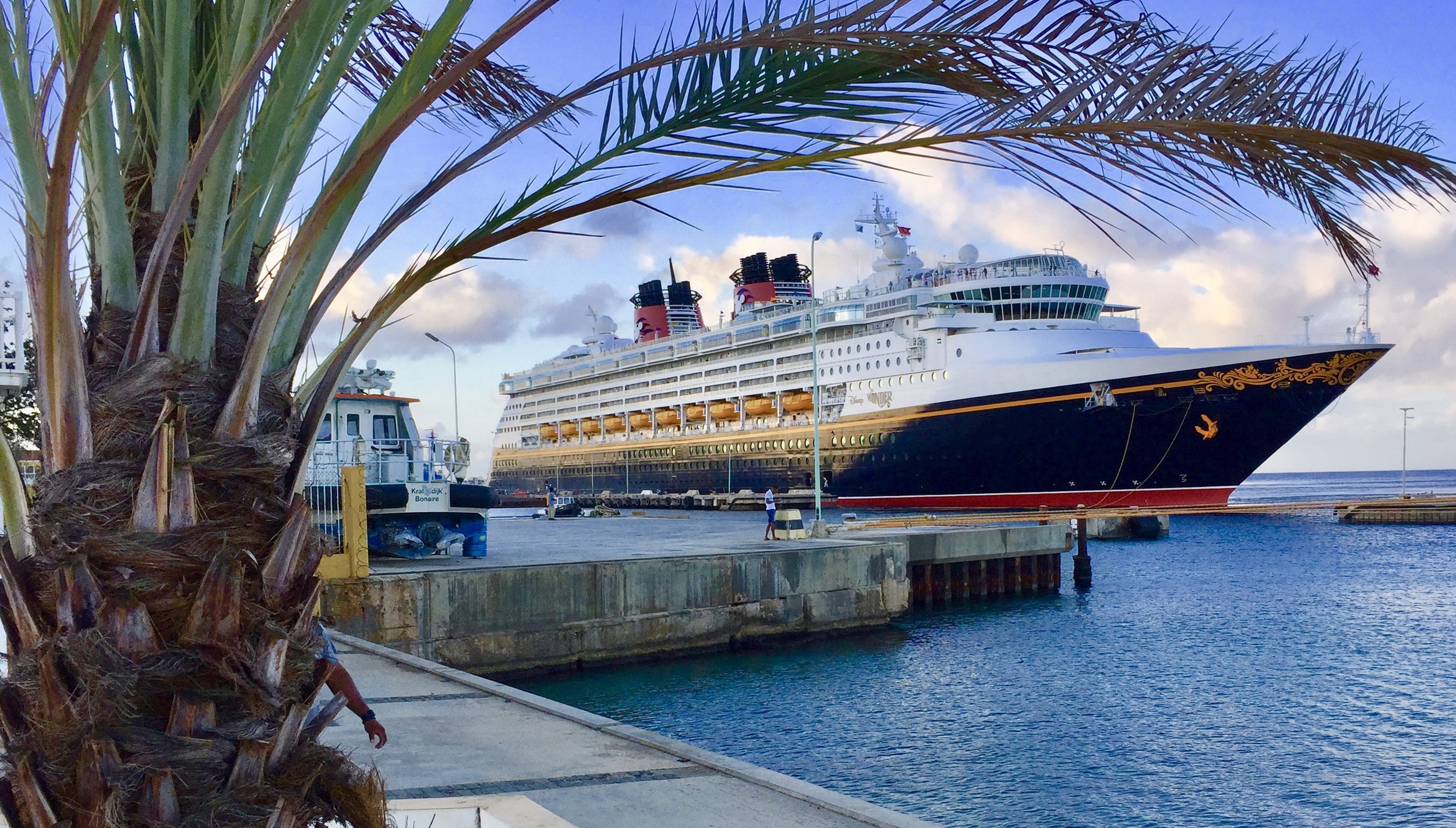 Disney Wonder's first visit to Bonaire - February 2018