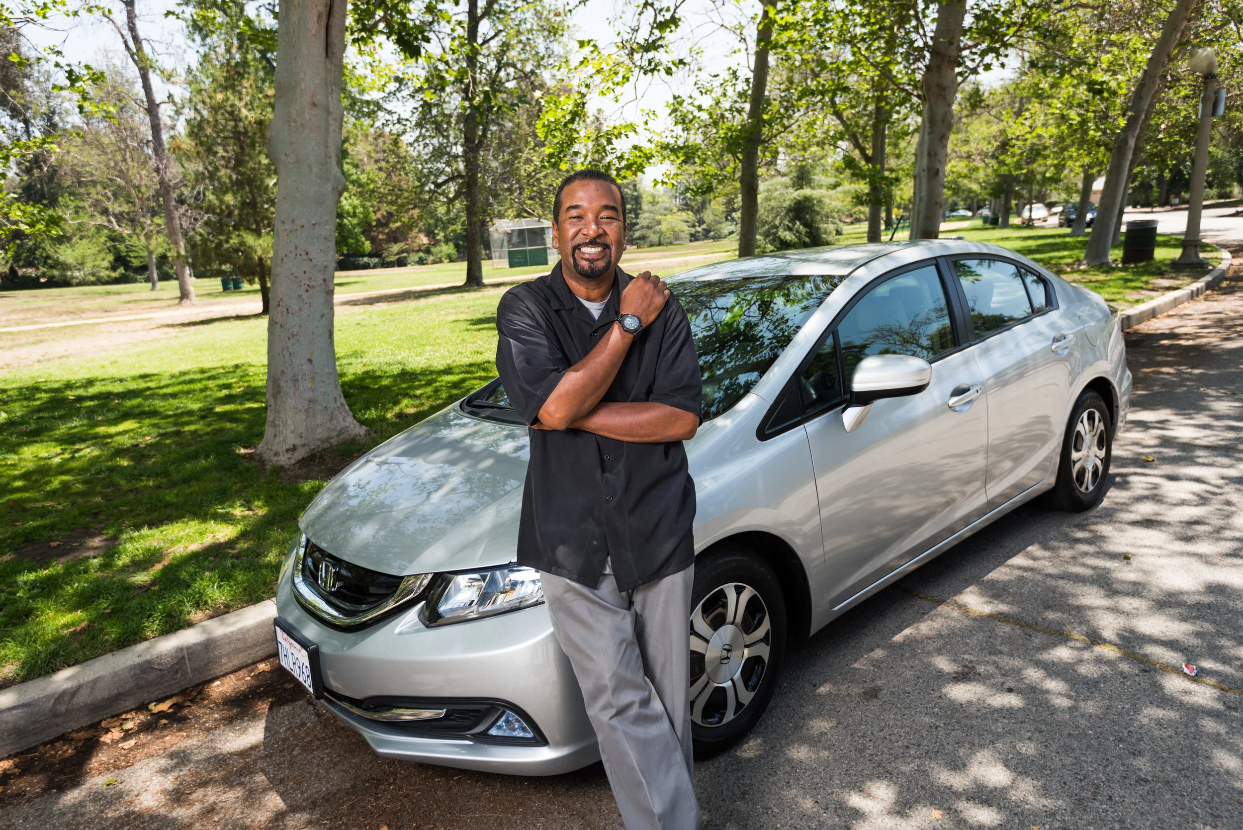 Drew Harrell, driver Uber