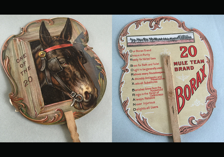 20 Mule Team Borax Soap Promotional Fan