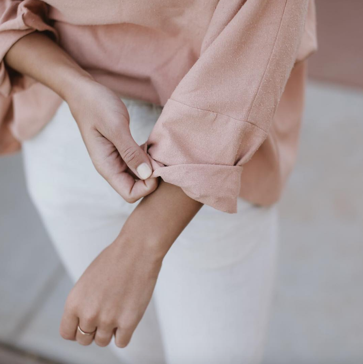 This image, which informed so much of The Strategy Studio branding, was taken by Kelsey Cherry of Moriah Murrell, wearing Jamie and the Jones.