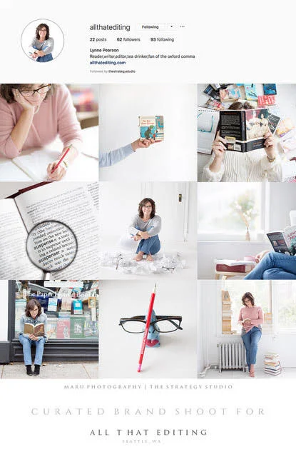 And Instagram feed possibilities AFTER a Brand Story Strategy Session.