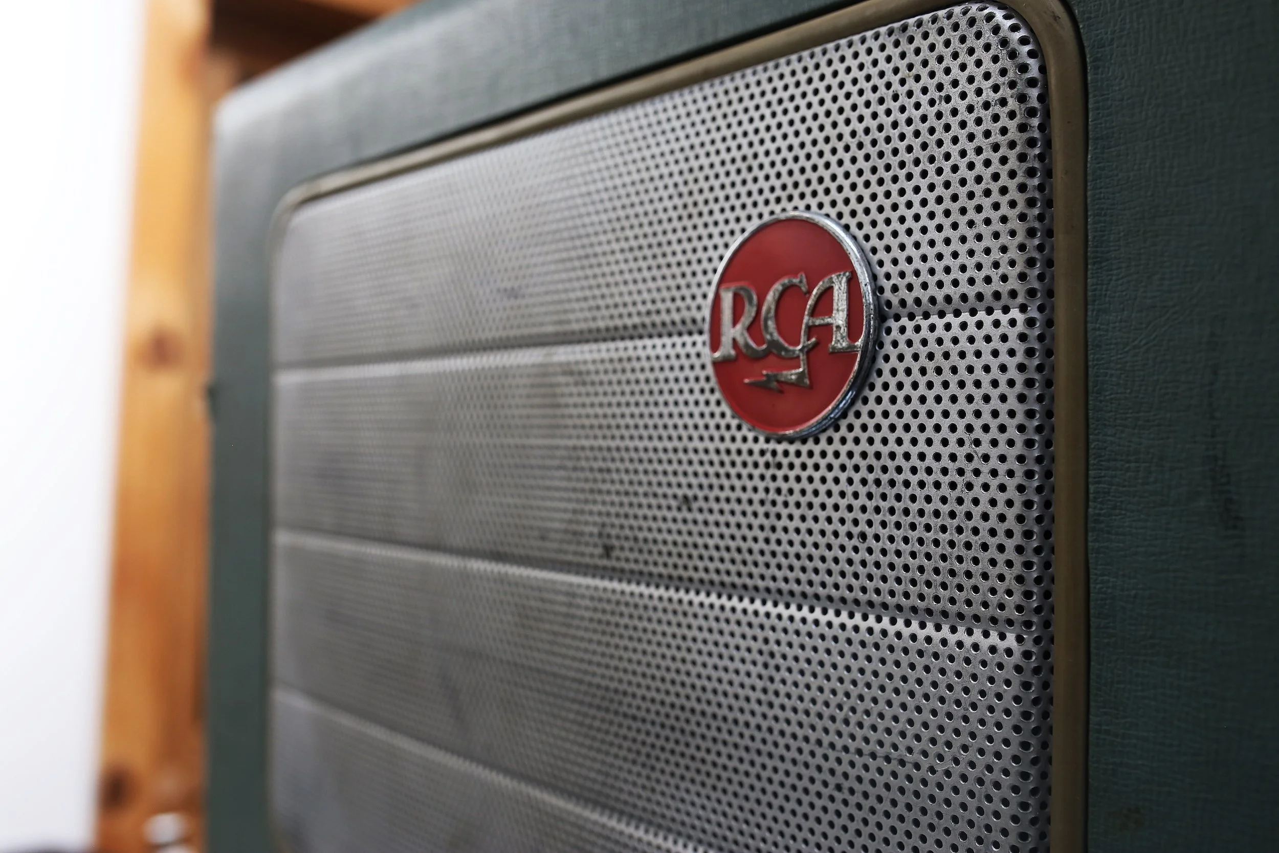 Classic RCA audio amplifier from a private collection