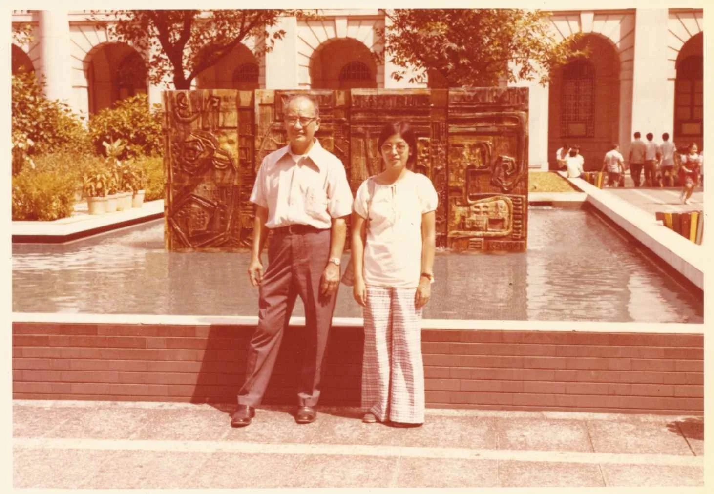 Cynthia at 24 with her uncle in Hong Kong during their trip to China to visit his family.&nbsp;Photo courtesy of Cynthia Yee.