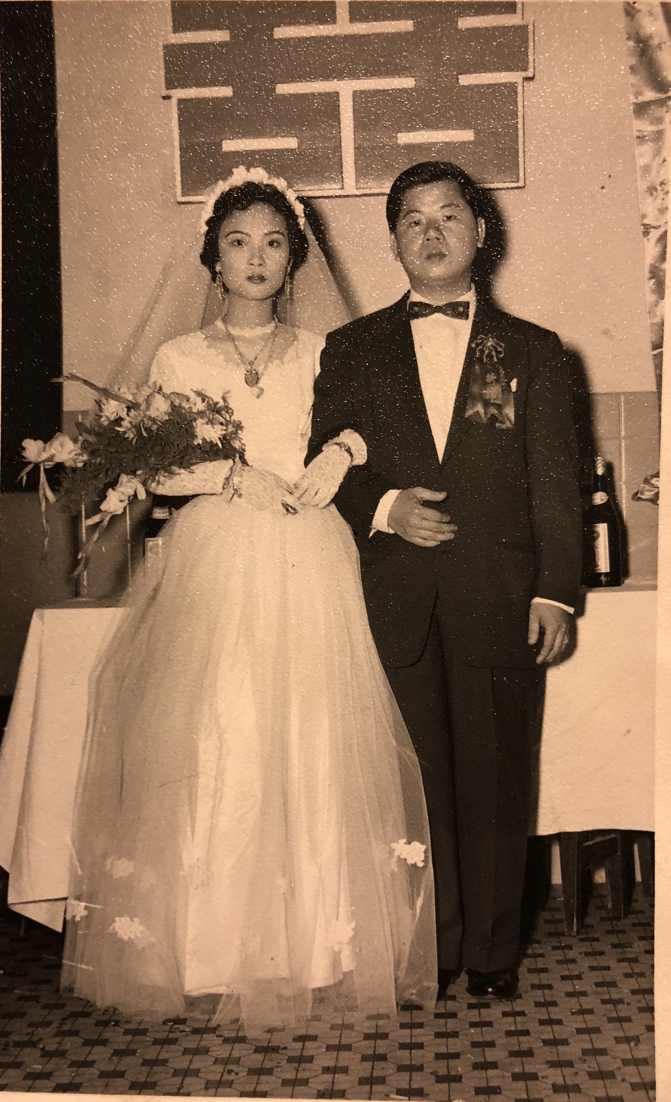 Cynthia’s second sister in law,&nbsp;Yu Ching and her paper brother, David Yee, Hong Kong, 1959