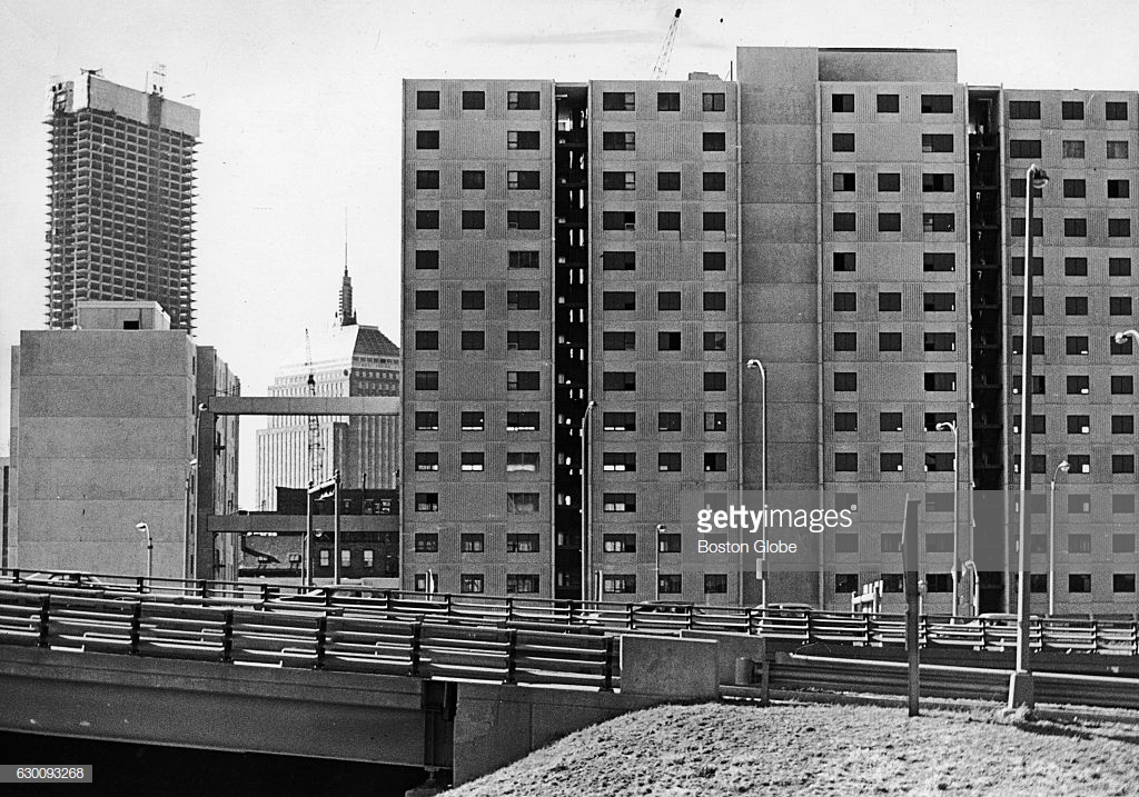 The construction of Tai Tung Village in 1972.