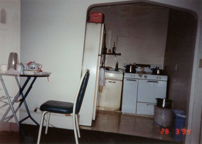 Pictured: Her apartment on Hudson Street.