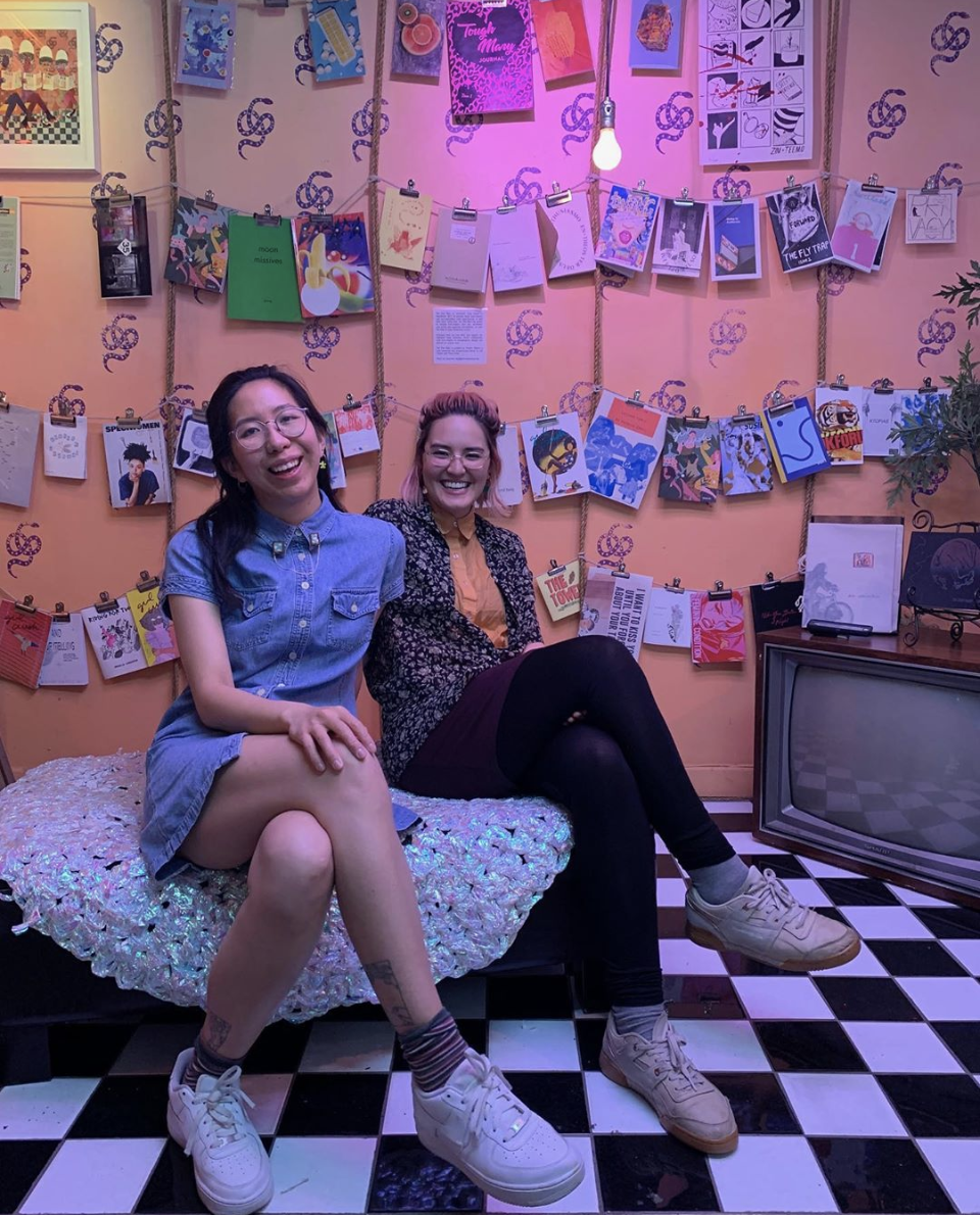 Pictured: Lily Xie on the left and Crystal Bi on the Right