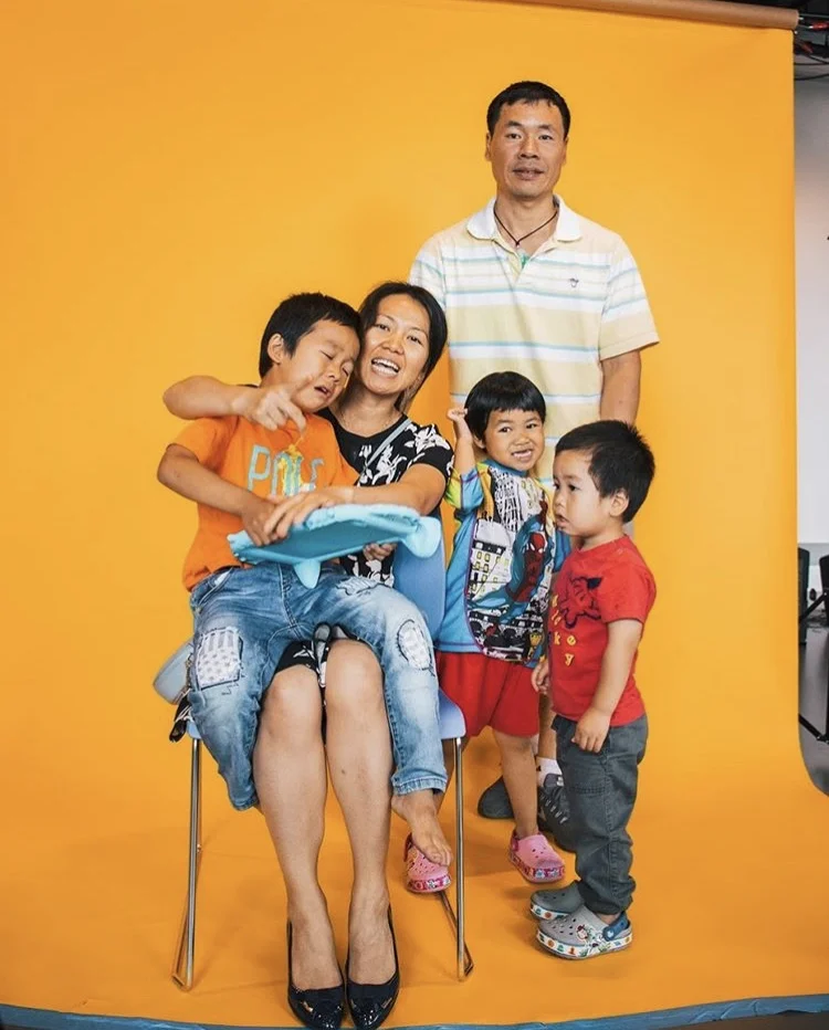 Pictured: Katytarika’s photoshoot with Joyce and her familyPhoto from @katytarika