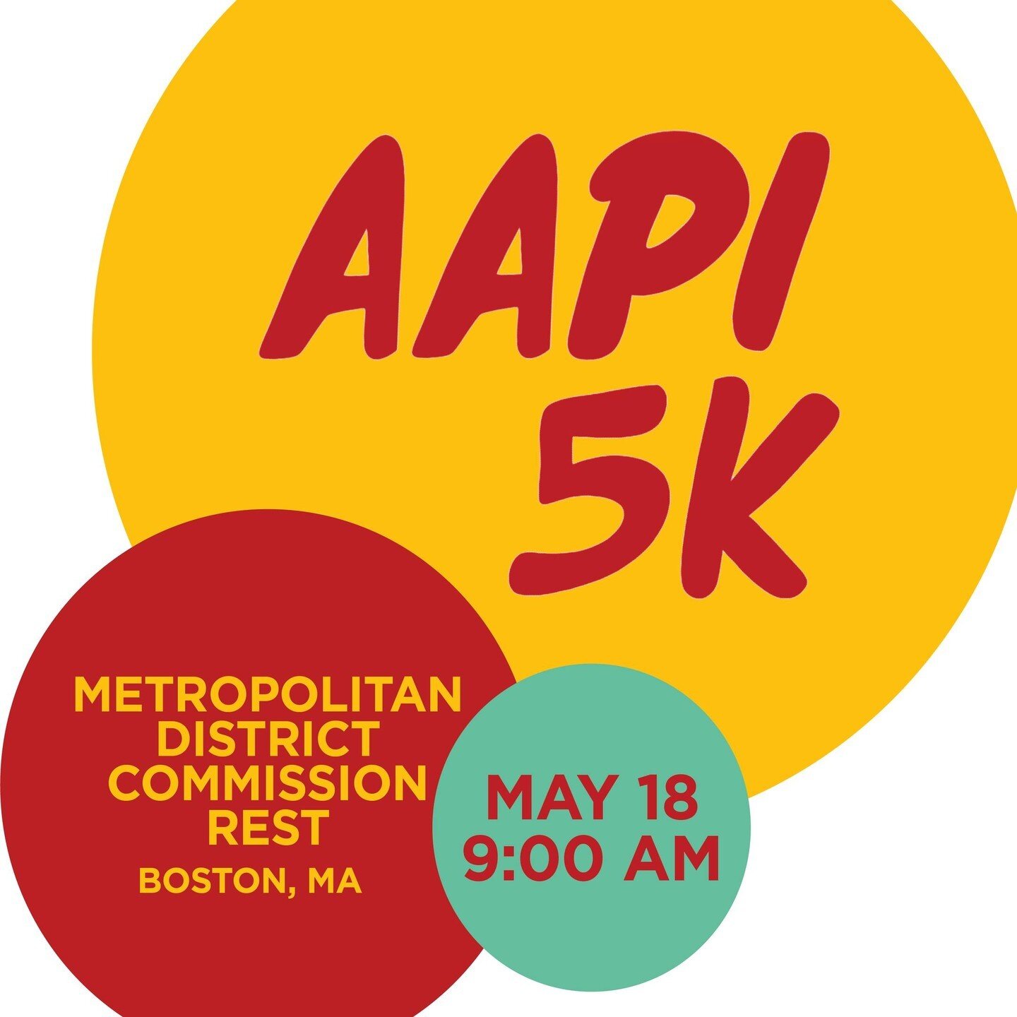 Run or walk with us on May 18th at the Metropolitan District Commission Rest at Carson Beach, South Boston!⁠
⁠
#AAPI5K #BostonAAPI5K