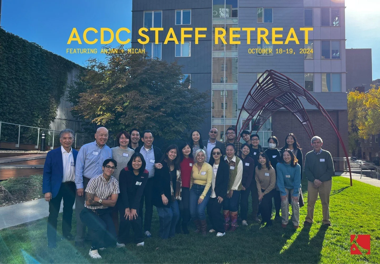 🌱 This year&rsquo;s ACDC retreat on October 19 + 20th was another special one! Our board and staff came together to discuss ACDC&rsquo;s upcoming strategic plan for 2025-2030. Ideas have been planted, and we will see what sprouts in the coming month