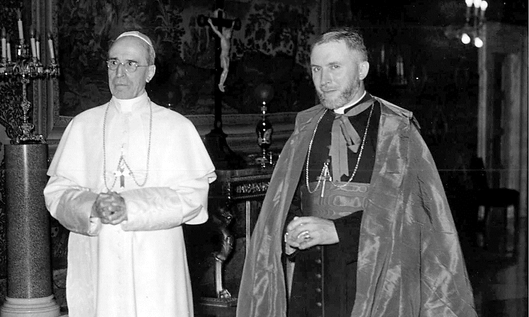 Pope Pius XII and Archbishop.png