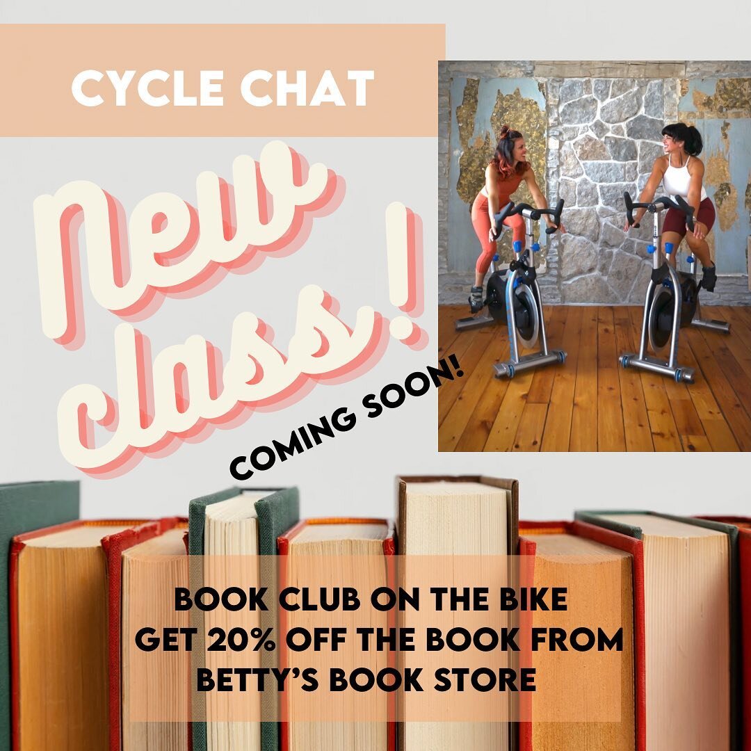 We are super excited to announce this class!! This has been a few years in the making and we are wanting to share this fun idea! Book club on the bike! Out first book is The Feminine mystique by Betty Friedan. The concept of this class is for people 