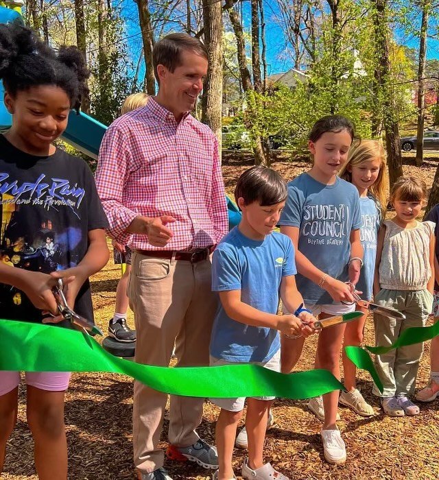 Great day today in Gatlin Park as the City of Greenville unveiled new playground equipment!  Special thanks to my friends from Blythe Academy for letting me join in on the ribbon-cutting!  #greenvillesc #gvilleparksrec