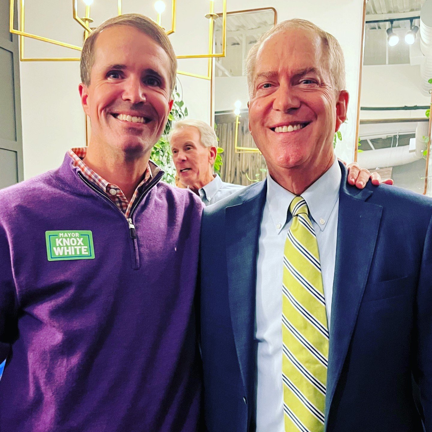 Congratulations to Mayor Knox White on being re-elected to an eighth term in office last night! Thanks and kudos to all those who turned out to cast a vote on Election Day - you assuredly set a new record for voter turnout in Greenville's history of 