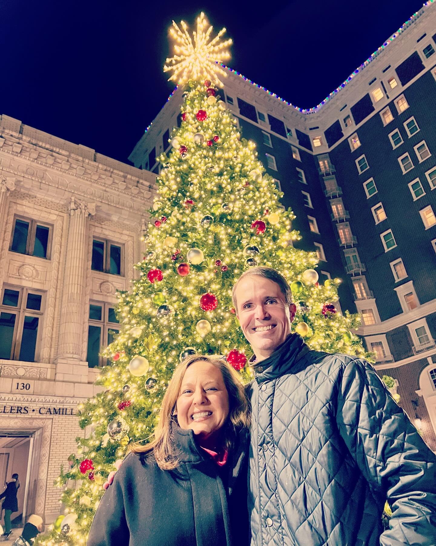 Hard to beat Greenville&rsquo;s downtown at Christmastime!  Always fun to take part in the annual tree lighting ceremony.