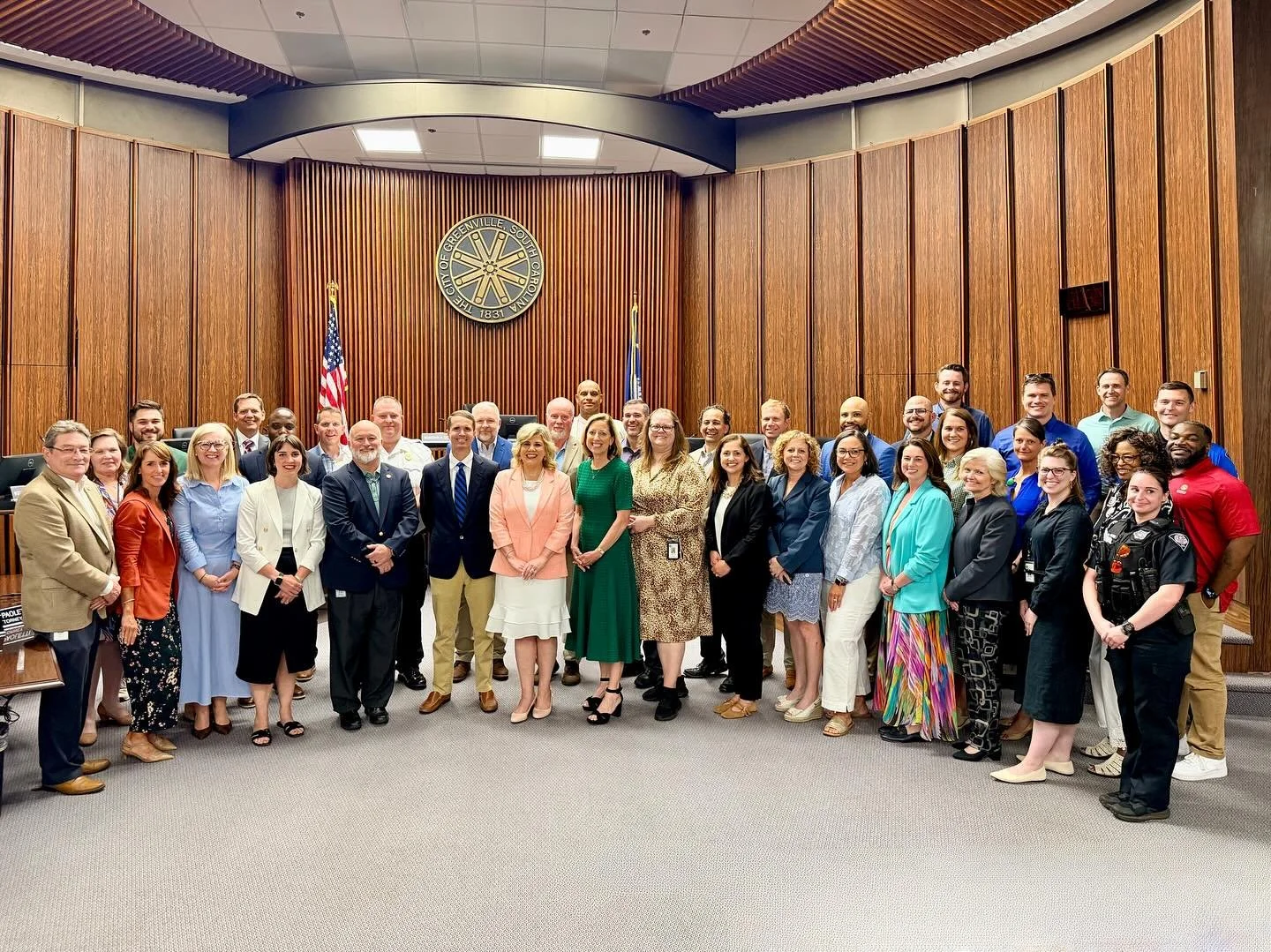 Incredibly proud of this City of Greenville team!  Last night, our City Council recognized the impressive body of work carried out by the city&rsquo;s professional staff over the course of the past twelve months as part of the annual &ldquo;State of 